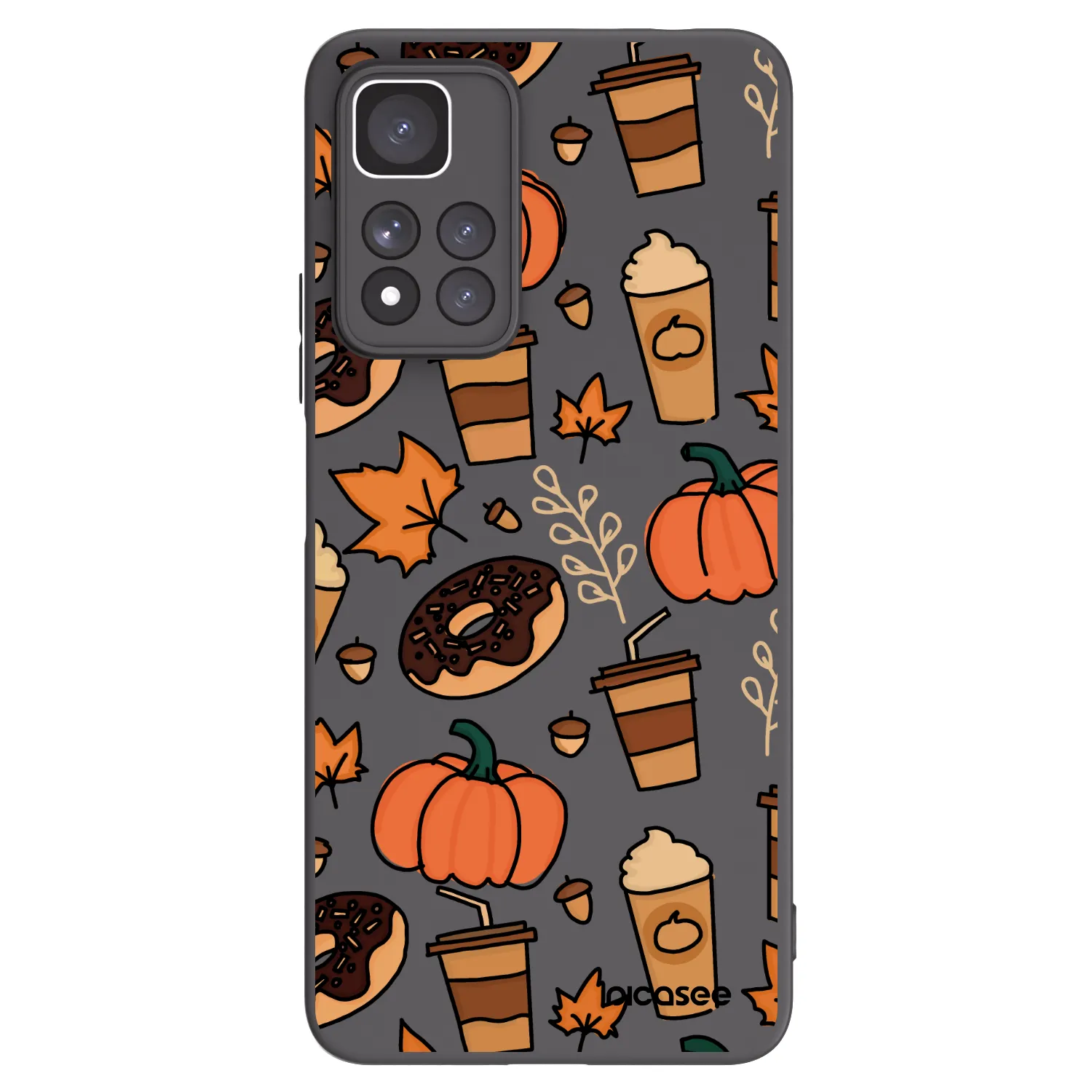 Picasee Xiaomi Redmi Note 11 Pro+ 5G Hülle - Schwarzes Silikon - Fallovers
