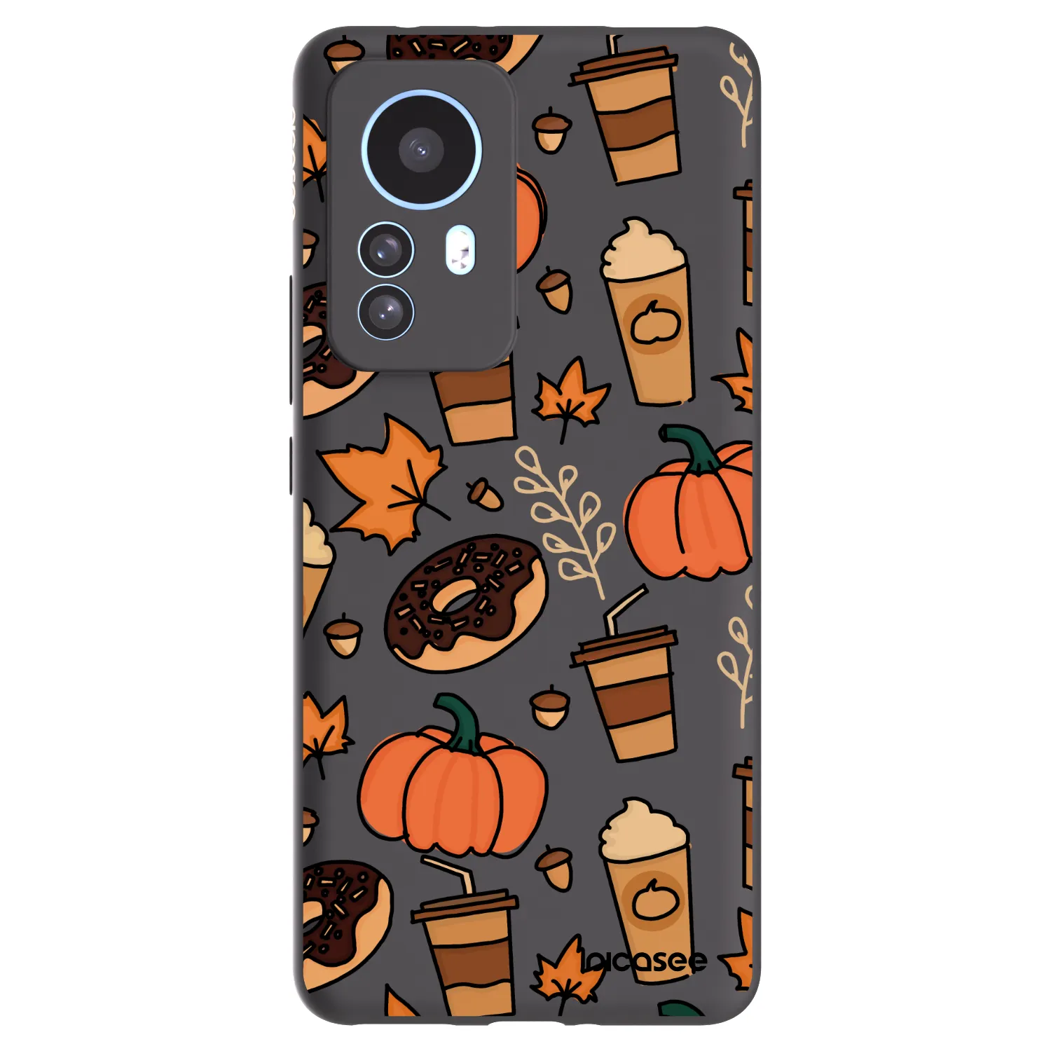 Picasee Xiaomi 12T Hülle - Schwarzes Silikon - Fallovers