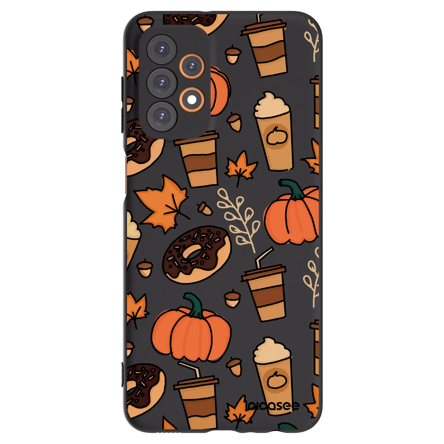 Picasee Samsung Galaxy A23 A236B 5G Hülle - Schwarzes Silikon - Fallovers
