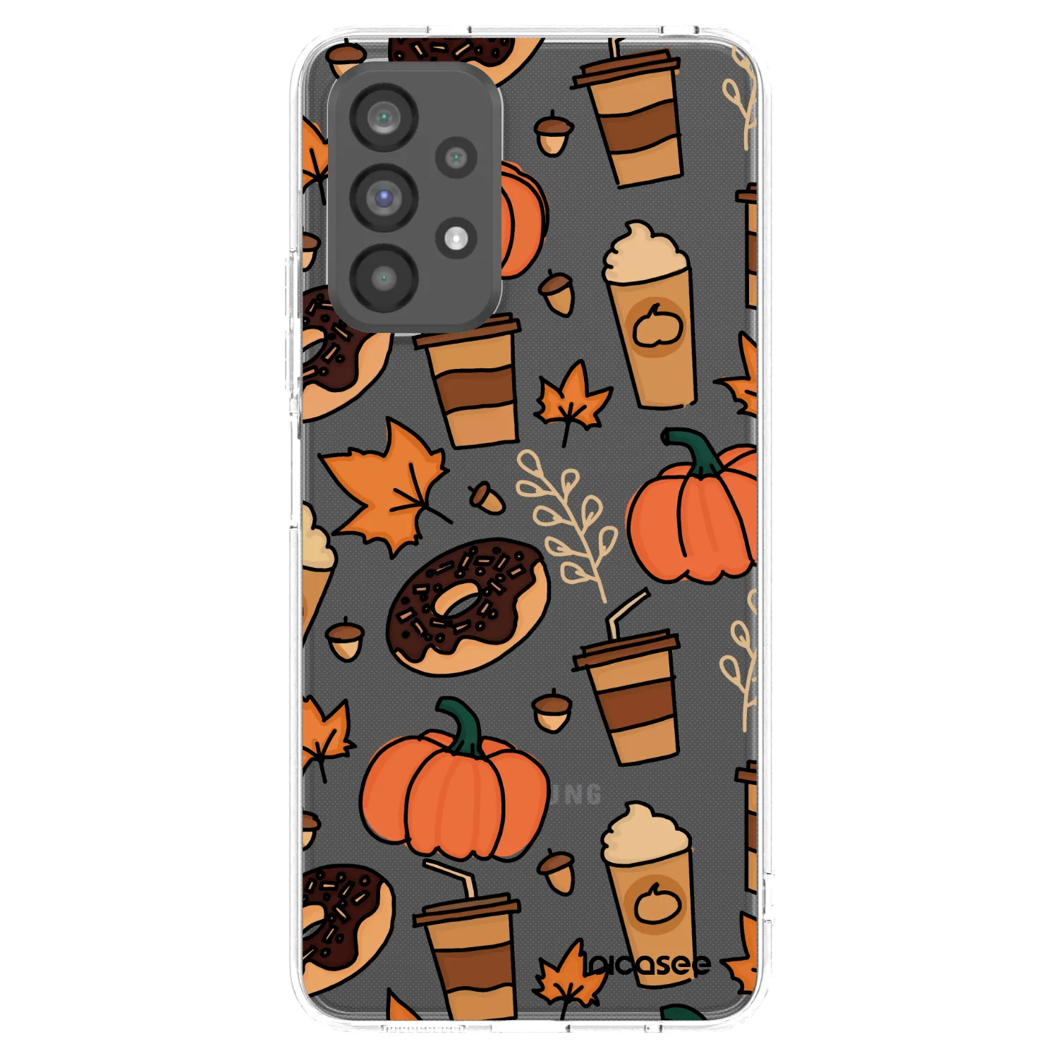 Picasee Samsung Galaxy A73 5G Hülle - Transparentes Silikon - Fallovers