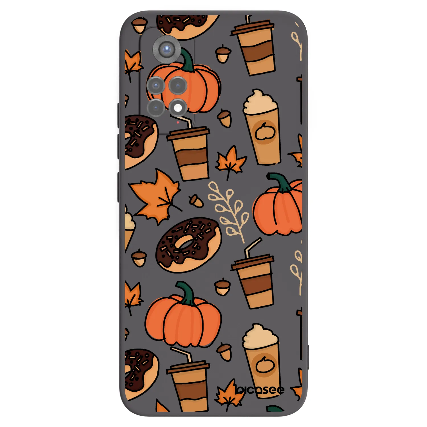 Picasee Xiaomi Redmi Note 11S 5G Hülle - Schwarzes Silikon - Fallovers