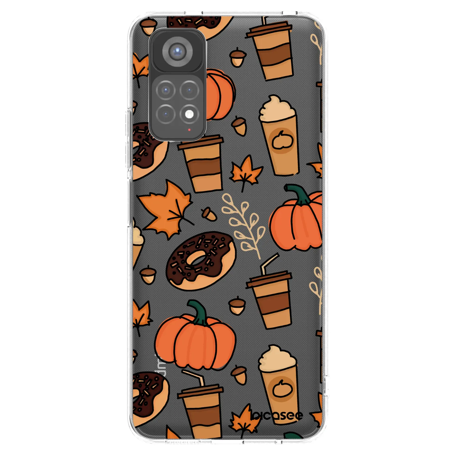 Picasee Xiaomi Redmi Note 11S 5G Hülle - Transparentes Silikon - Fallovers