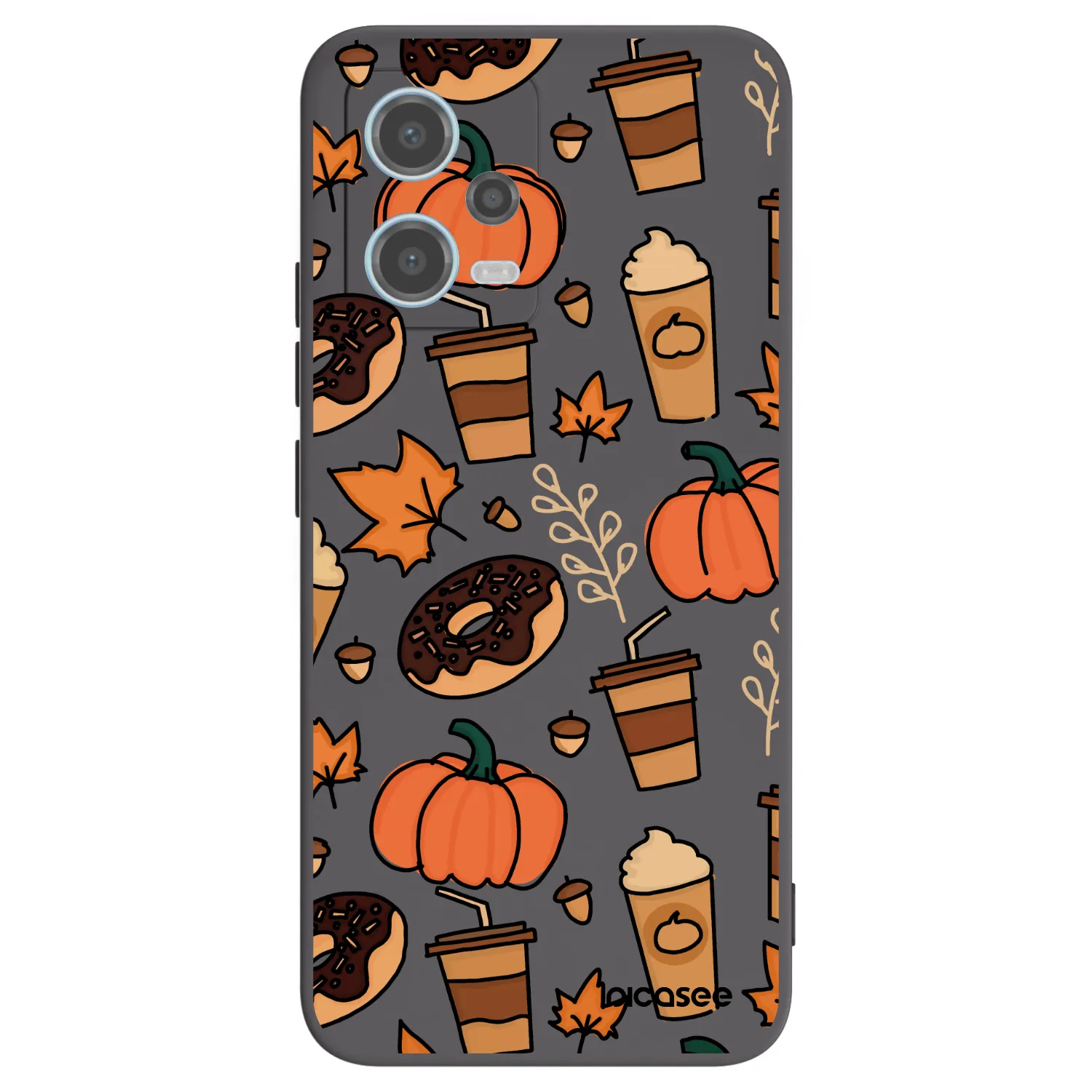 Picasee Xiaomi Redmi Note 12 5G Hülle - Schwarzes Silikon - Fallovers