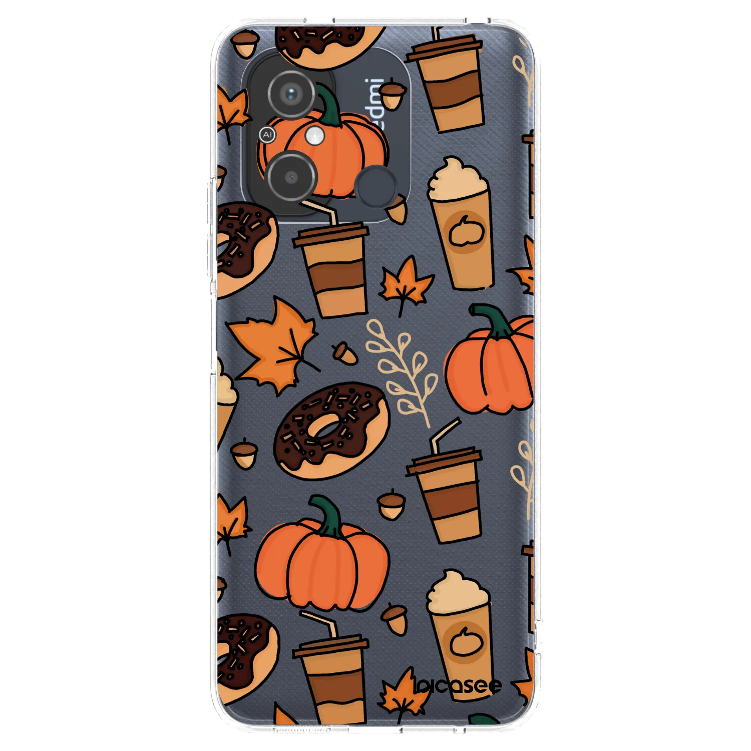 Picasee Xiaomi Redmi 12C Hülle - Transparentes Silikon - Fallovers