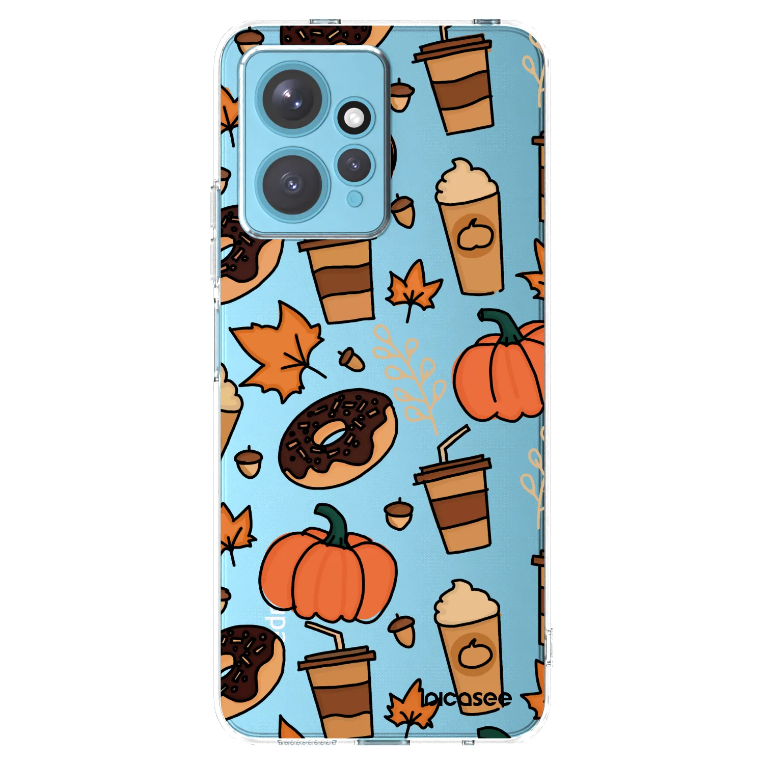 Picasee Xiaomi Redmi Note 12 4G Hülle - Transparentes Silikon - Fallovers