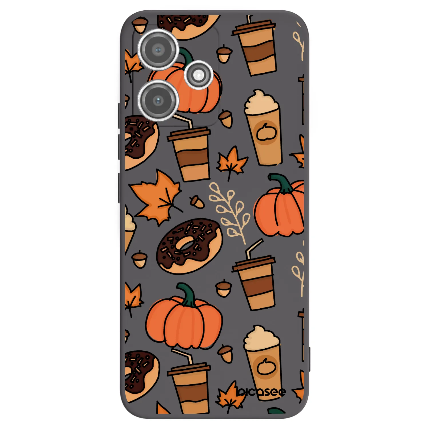Picasee Xiaomi Redmi 12 5G Hülle - Schwarzes Silikon - Fallovers