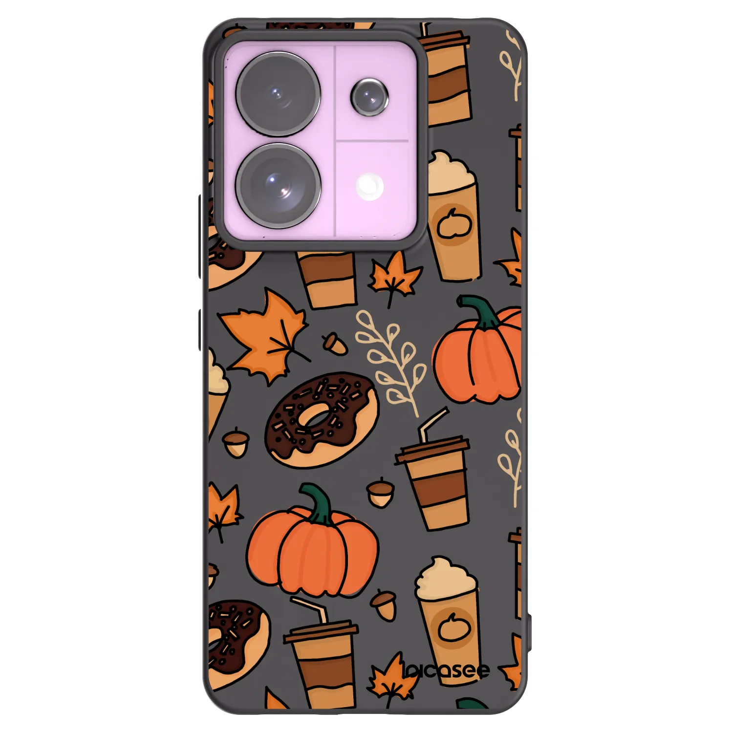 Picasee Xiaomi Redmi Note 13 Pro 5G Hülle - Schwarzes Silikon - Fallovers