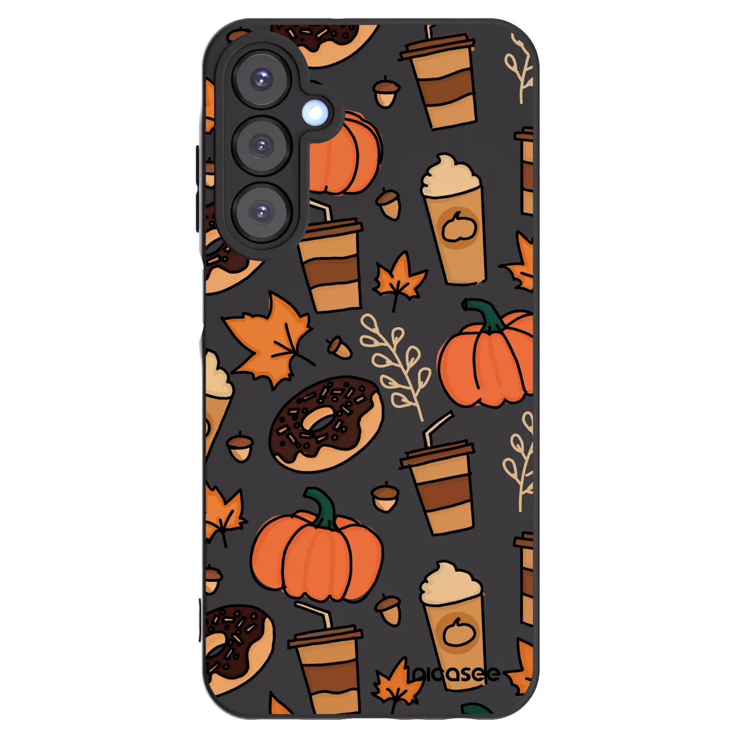 Picasee Samsung Galaxy A25 A256B 5G Hülle - Schwarzes Silikon - Fallovers