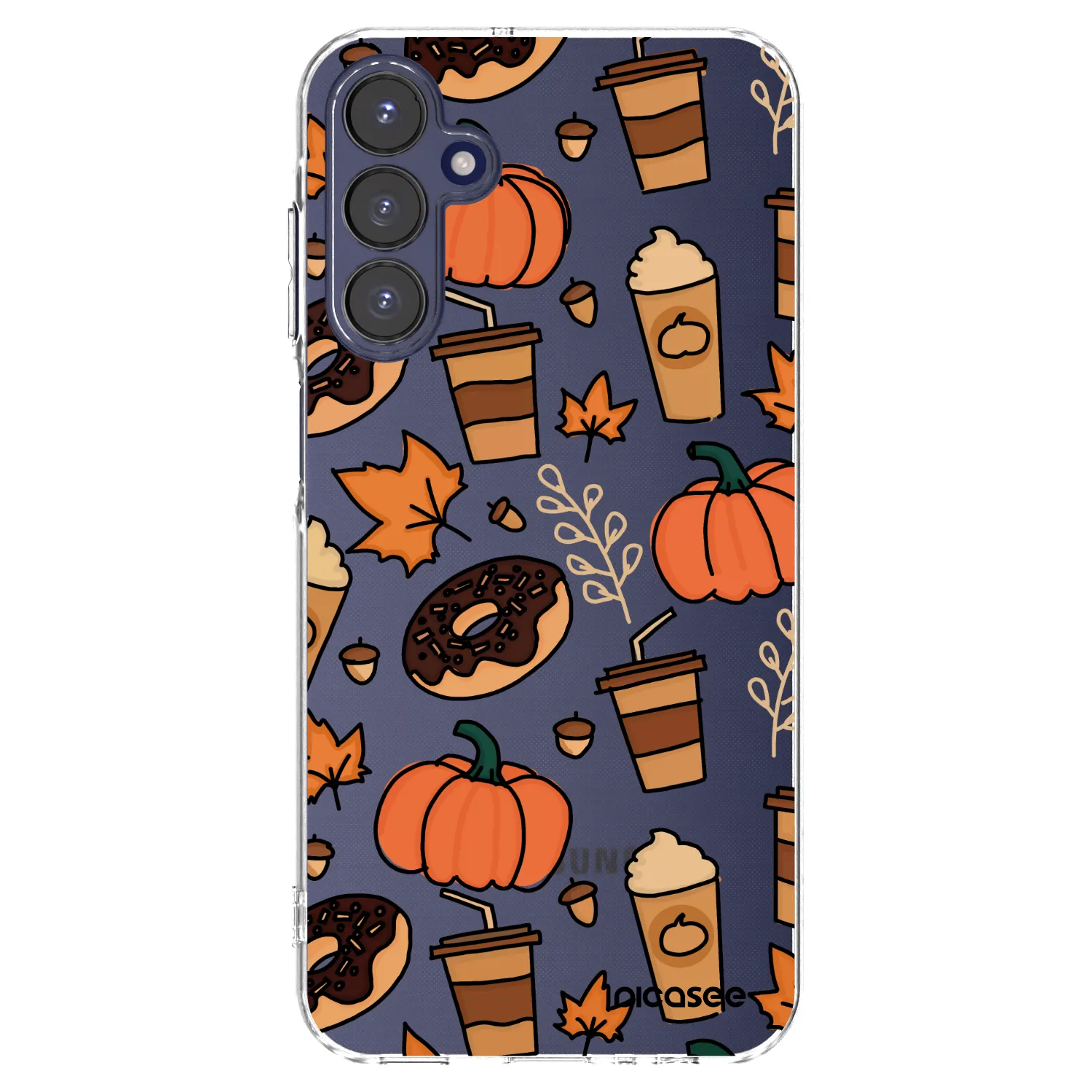 Picasee Samsung Galaxy A15 A155F 4G Hülle - Transparentes Silikon - Fallovers