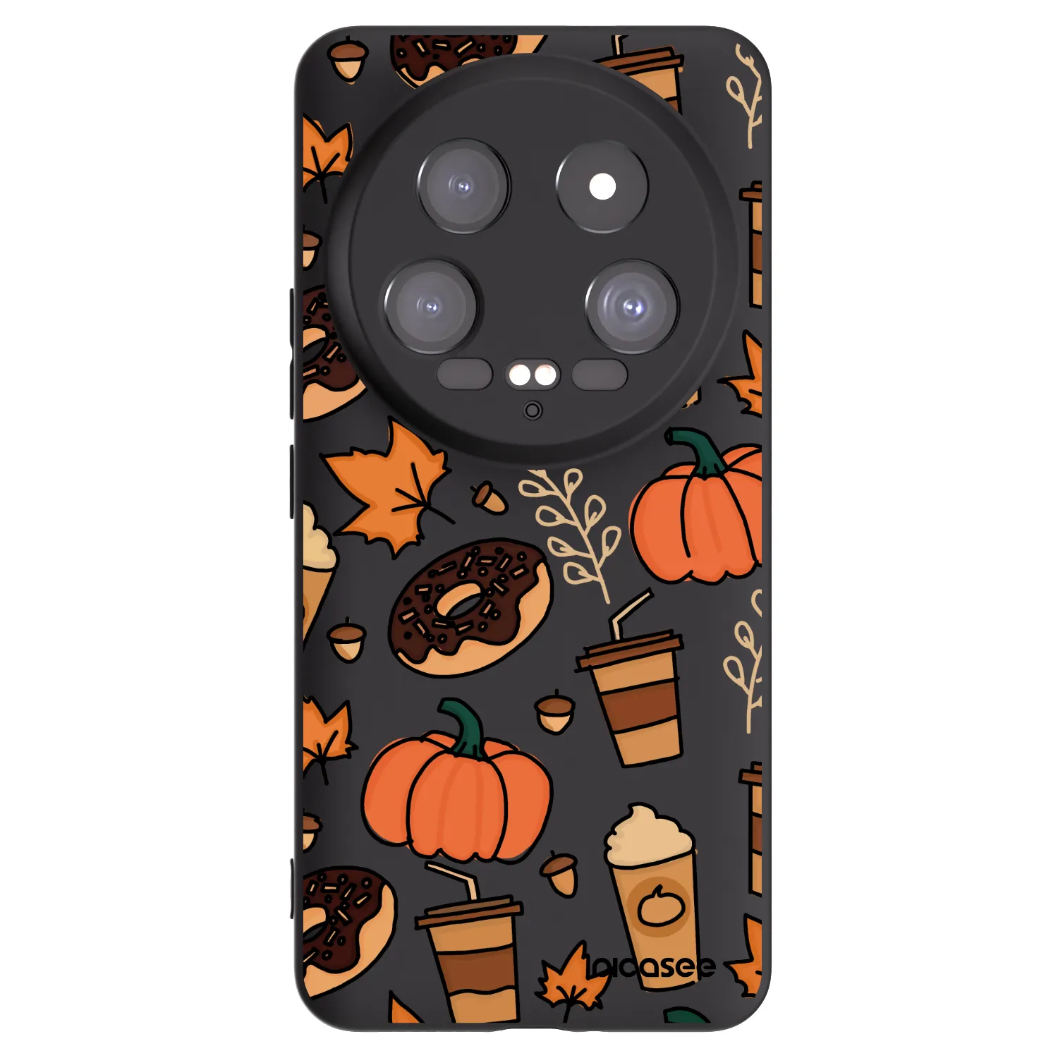 Picasee Xiaomi 14 Ultra Hülle - Schwarzes Silikon - Fallovers