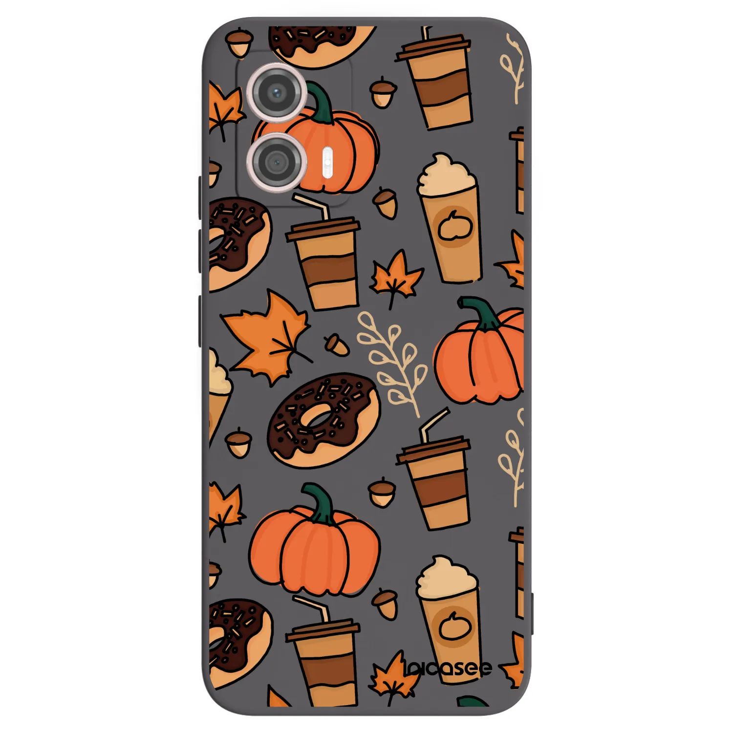Picasee Motorola Moto G53 5G Hülle - Schwarzes Silikon - Fallovers