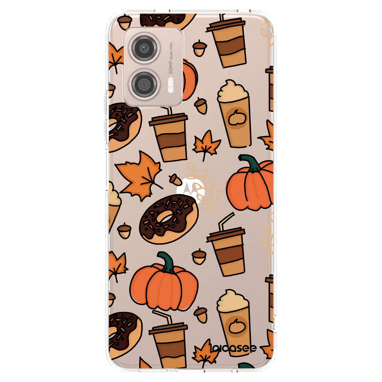 Picasee Motorola Moto G53 5G Hülle - Transparentes Silikon - Fallovers