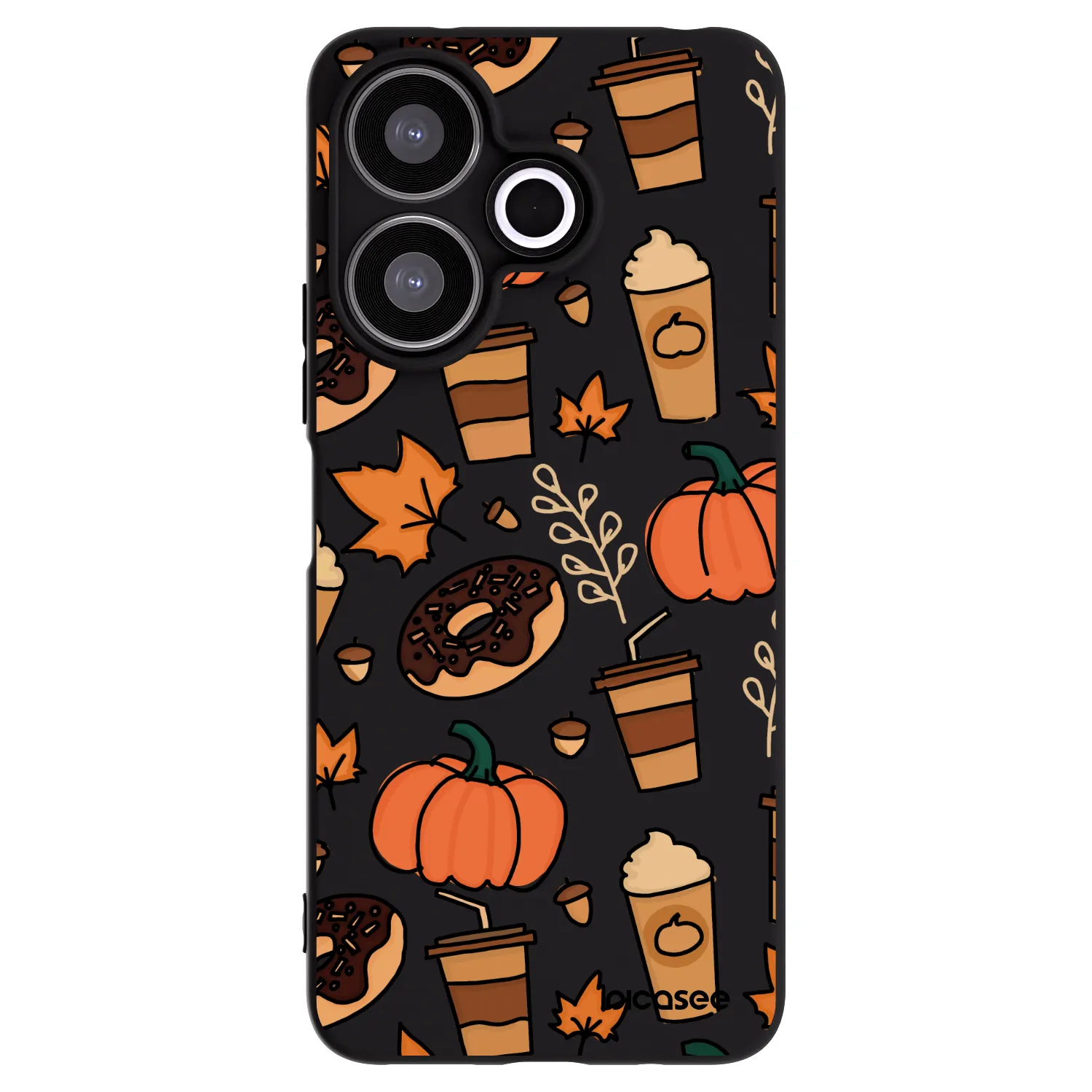 Picasee Xiaomi Redmi 13 4G Hülle - Schwarzes Silikon - Fallovers