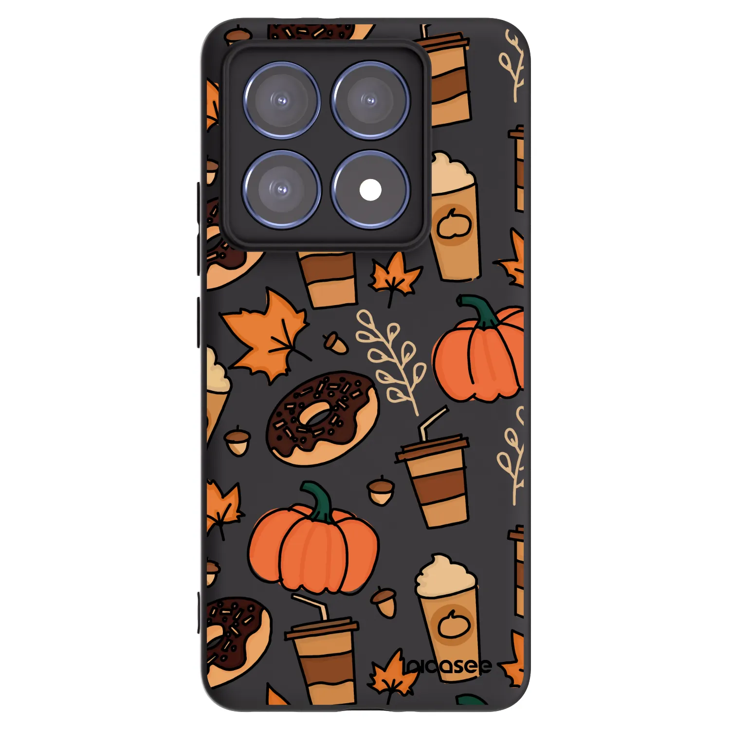Picasee Xiaomi 14T Pro Hülle - Schwarzes Silikon - Fallovers