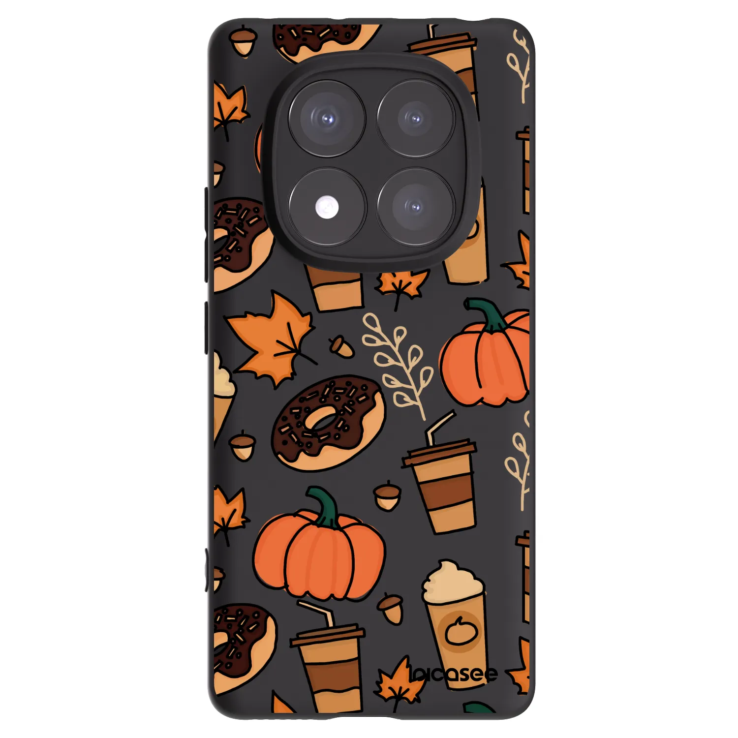 Picasee Xiaomi Redmi Note 14 Pro+ 5G Hülle - Schwarzes Silikon - Fallovers