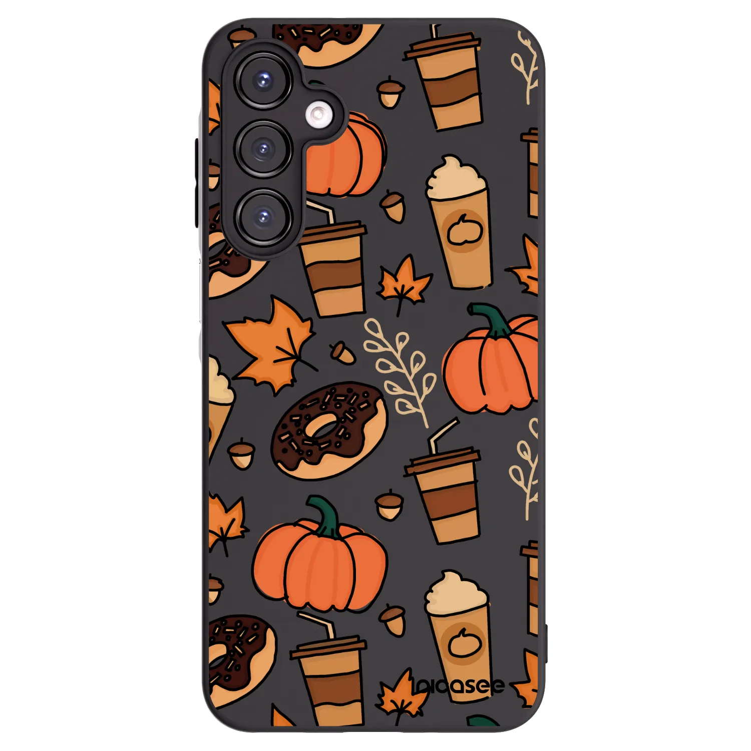 Picasee Samsung Galaxy A16 5G Hülle - Schwarzes Silikon - Fallovers