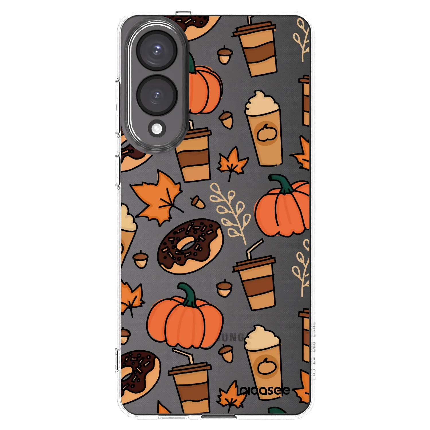 Picasee Samsung Galaxy S25 Edge 5G Hülle - Transparentes Silikon - Fallovers