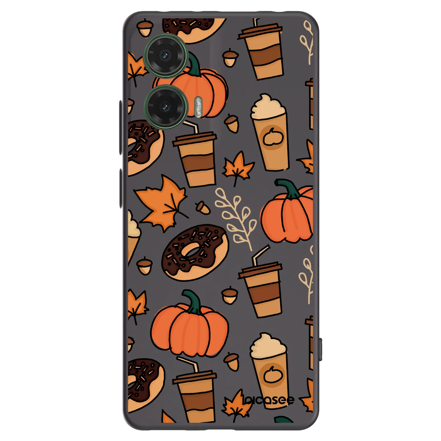 Picasee Motorola Moto G35 5G Hülle - Schwarzes Silikon - Fallovers