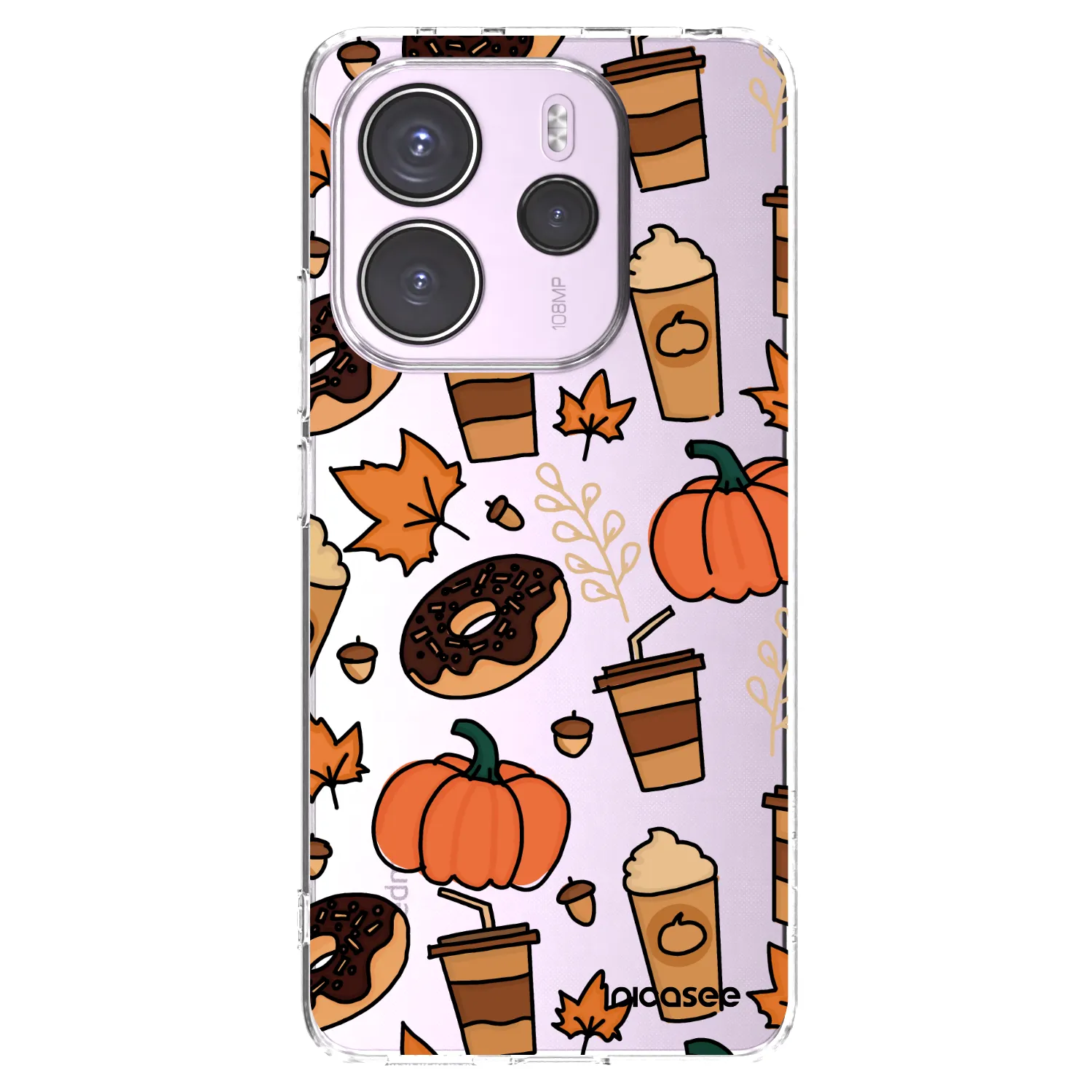 Picasee Xiaomi Redmi Note 14 4G Hülle - Transparentes Silikon - Fallovers