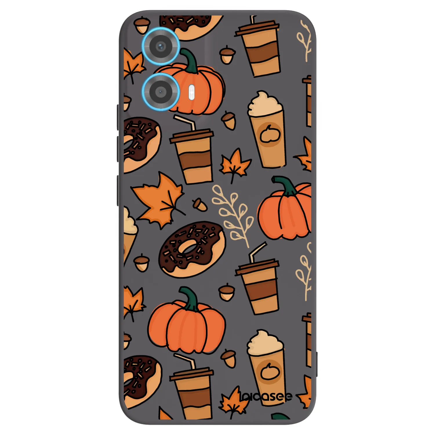 Picasee Motorola Moto G34 5G Hülle - Schwarzes Silikon - Fallovers