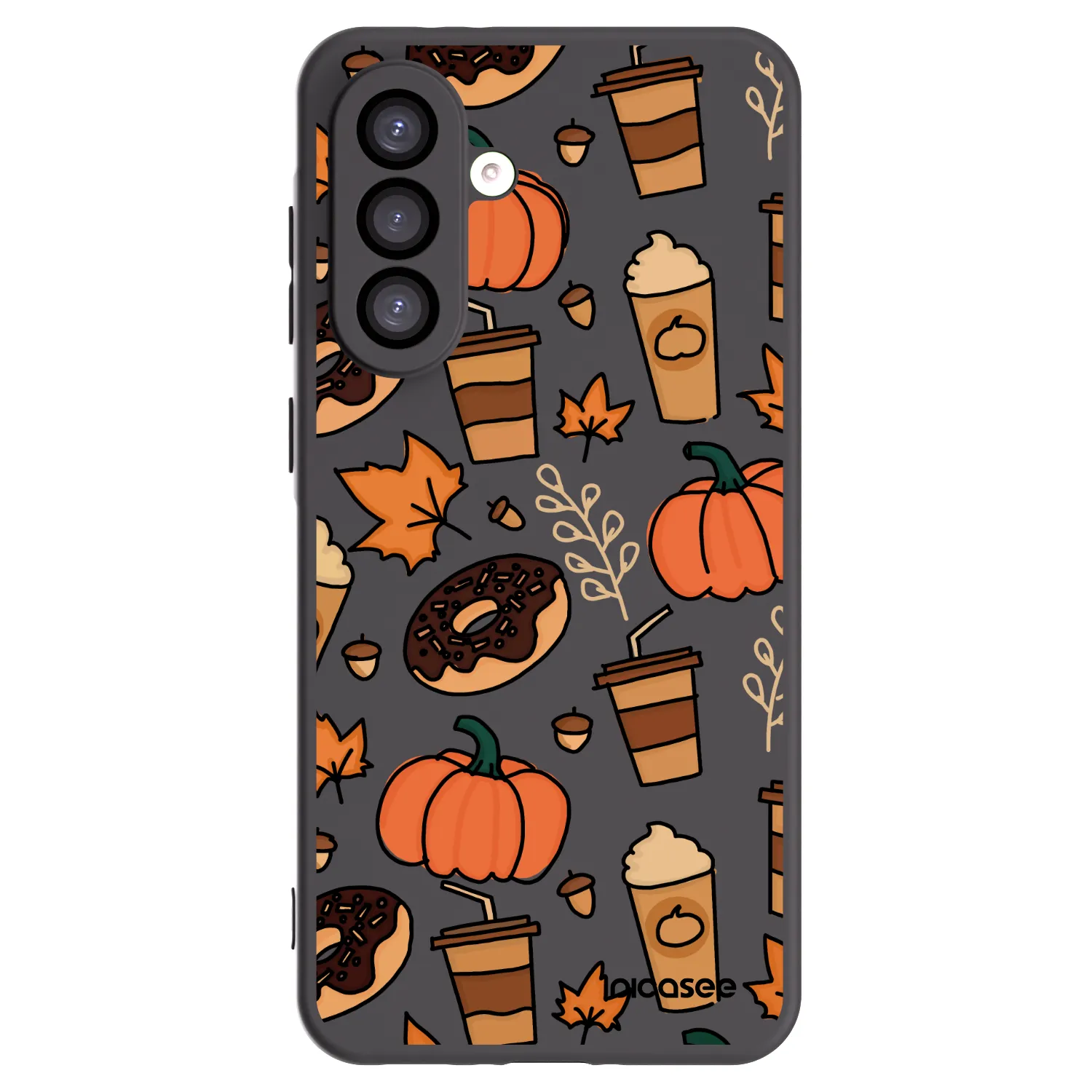 Picasee Samsung Galaxy A26 5G A266B Hülle - Schwarzes Silikon - Fallovers