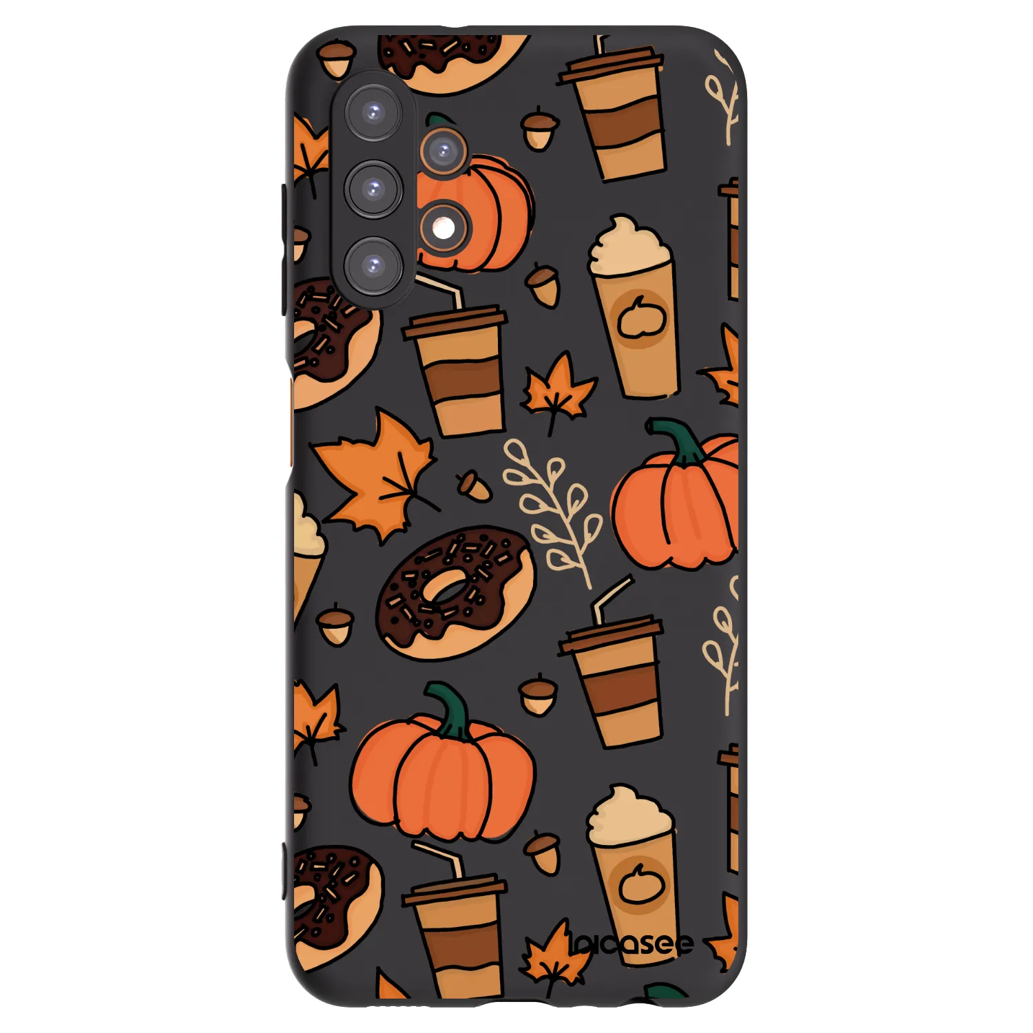 Picasee Samsung Galaxy A13 5G Hülle - Schwarzes Silikon - Fallovers