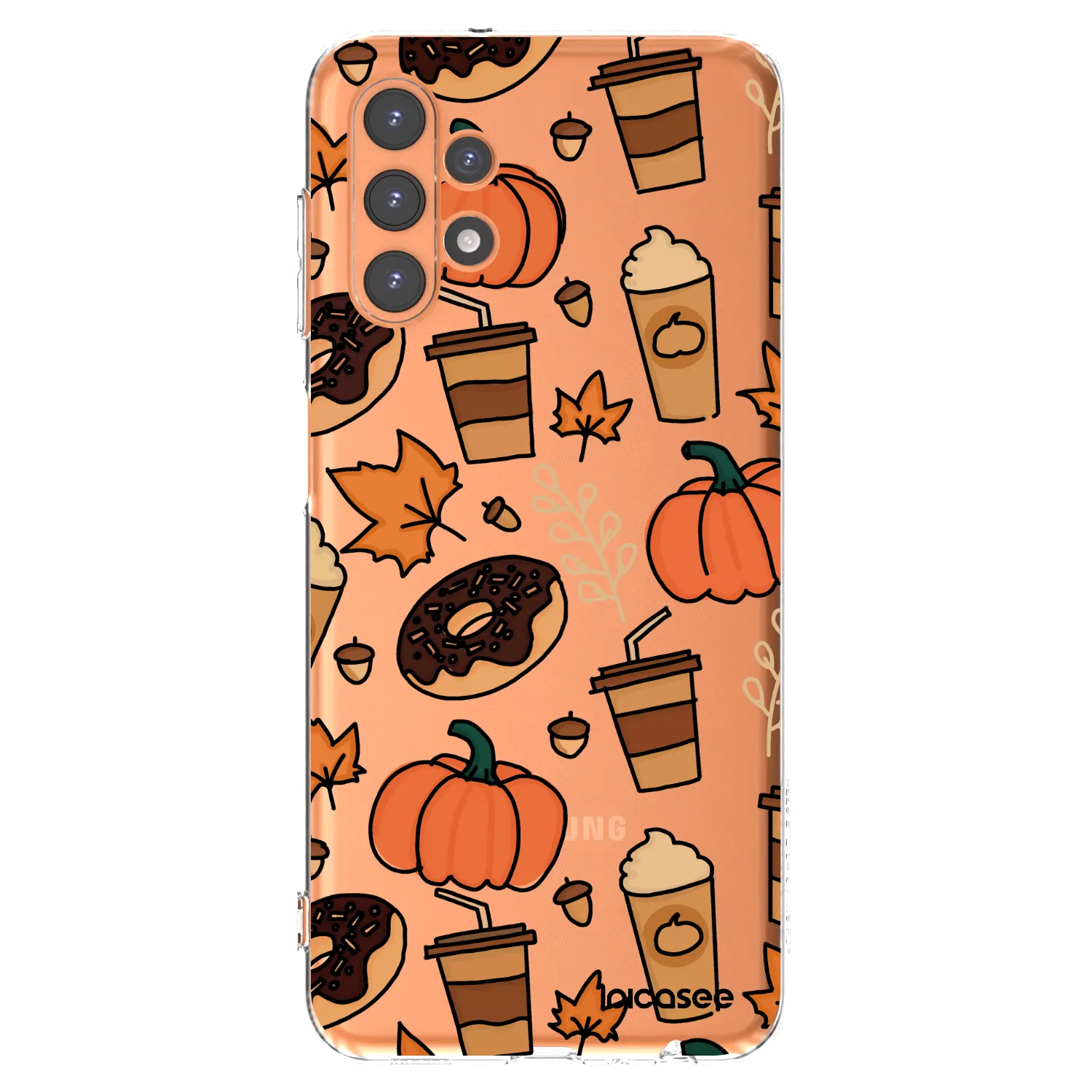 Picasee Samsung Galaxy A13 5G Hülle - Transparentes Silikon - Fallovers