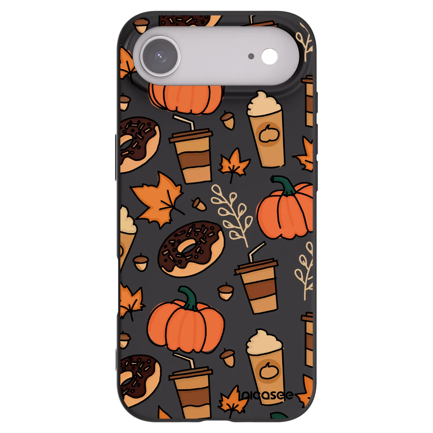 Picasee Apple iPhone Air Hülle - Schwarzes Silikon - Fallovers