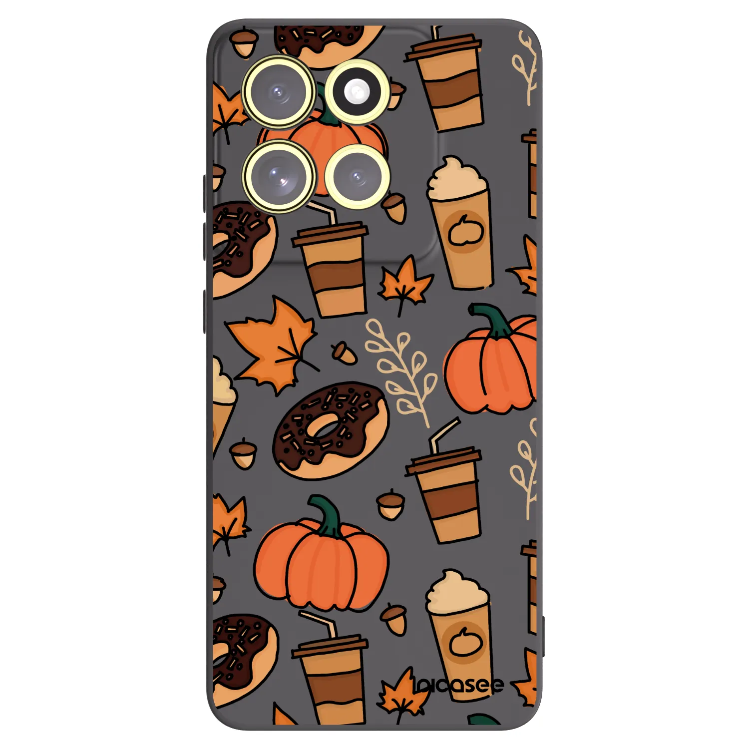 Picasee Motorola Moto G86 Power 5G Hülle - Schwarzes Silikon - Fallovers