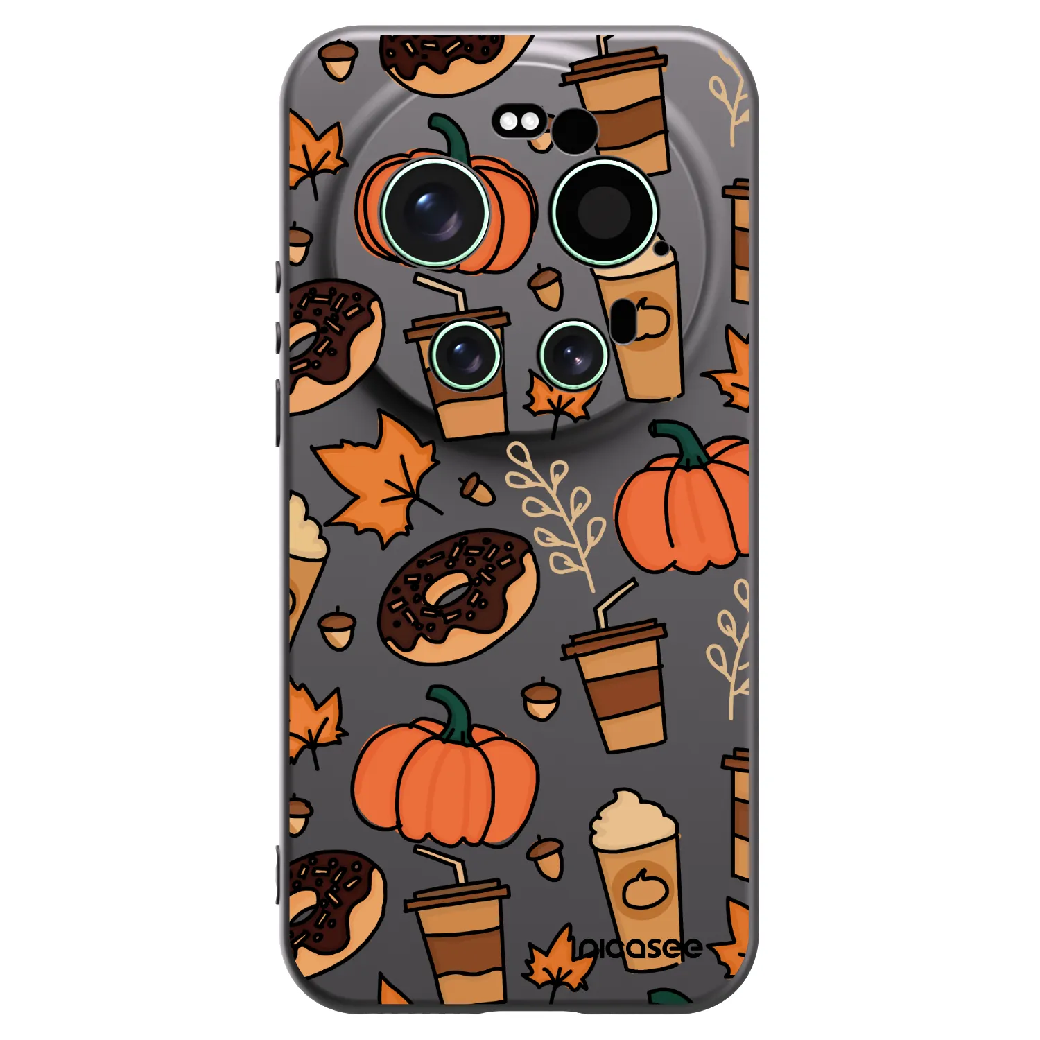 Picasee Xiaomi 17 Ultra Hülle - Schwarzes Silikon - Fallovers