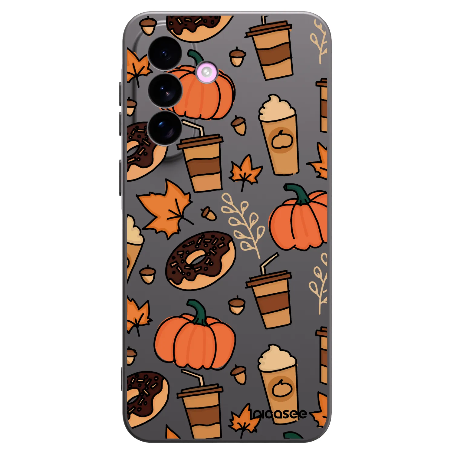 Picasee Samsung Galaxy A57 5G Hülle - Schwarzes Silikon - Fallovers