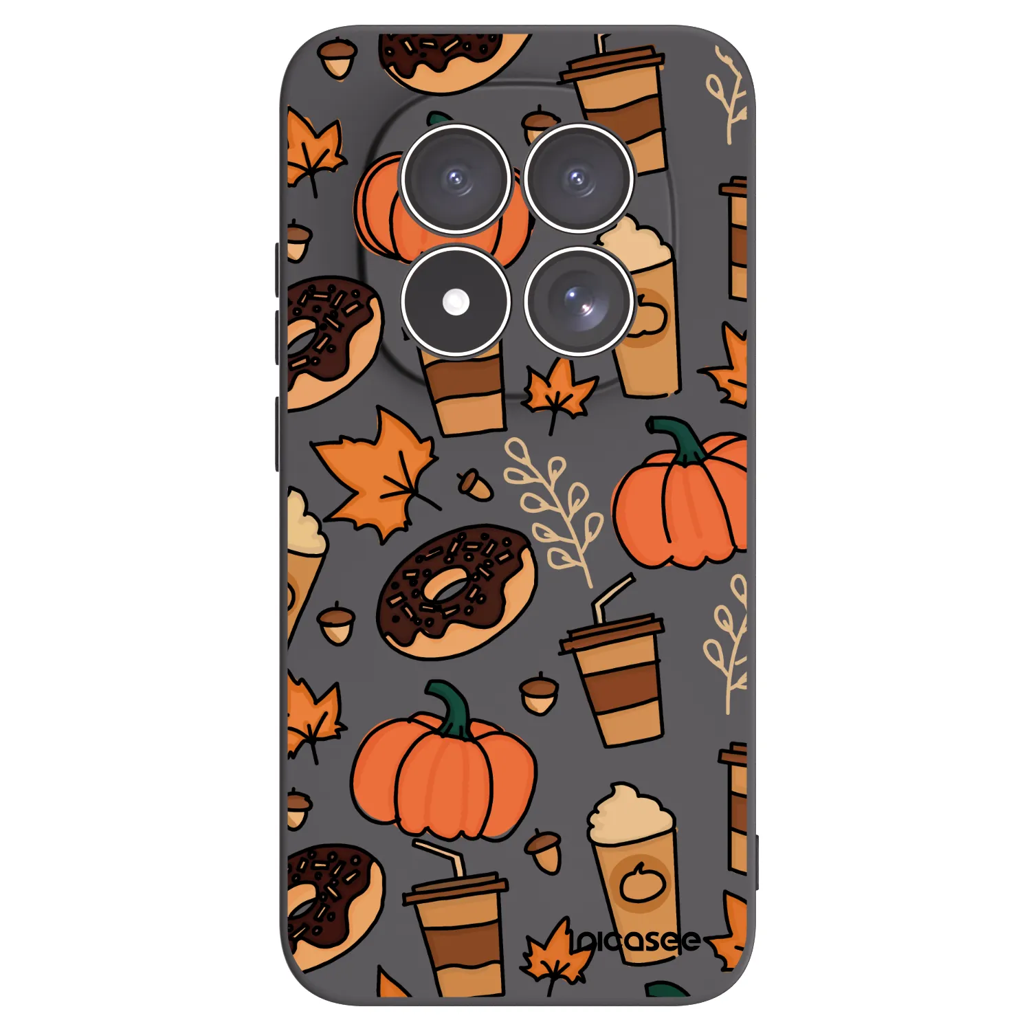 Picasee Xiaomi Redmi Note 15 Pro 5G Hülle - Schwarzes Silikon - Fallovers