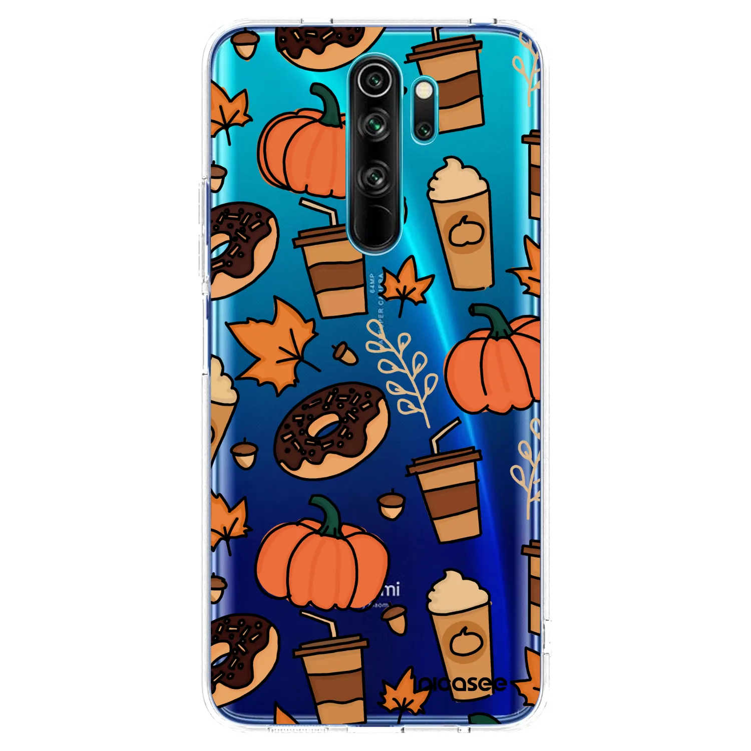 Picasee Xiaomi Redmi Note 8 Pro Hülle - Transparentes Silikon - Fallovers