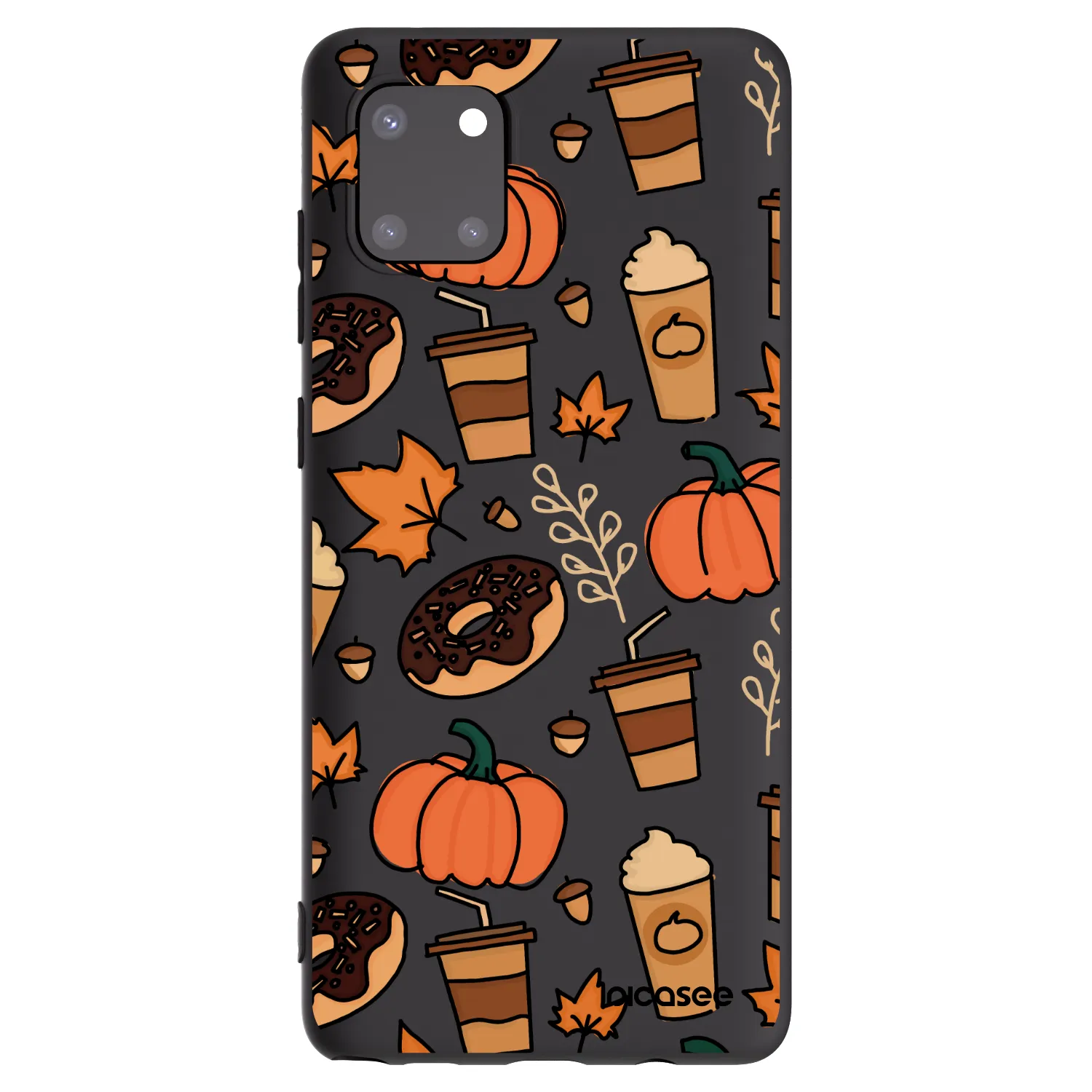 Picasee Samsung Galaxy Note 10 Lite N770F Hülle - Schwarzes Silikon - Fallovers