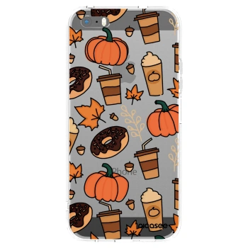Apple iPhone 5/5S/SE Hülle - Transparentes Silikon - Fallovers
