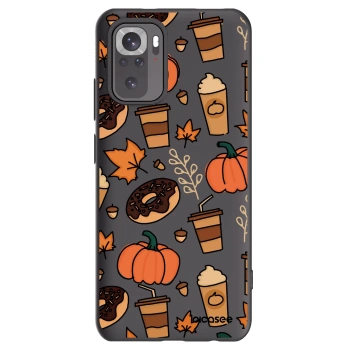 Picasee Xiaomi Redmi Note 10 Hülle - Schwarzes Silikon - Fallovers
