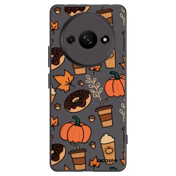 Picasee Xiaomi Redmi A3 Hülle - Schwarzes Silikon - Fallovers