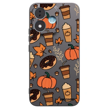 Picasee Xiaomi Redmi Note 17 5G Hülle - Schwarzes Silikon - Fallovers