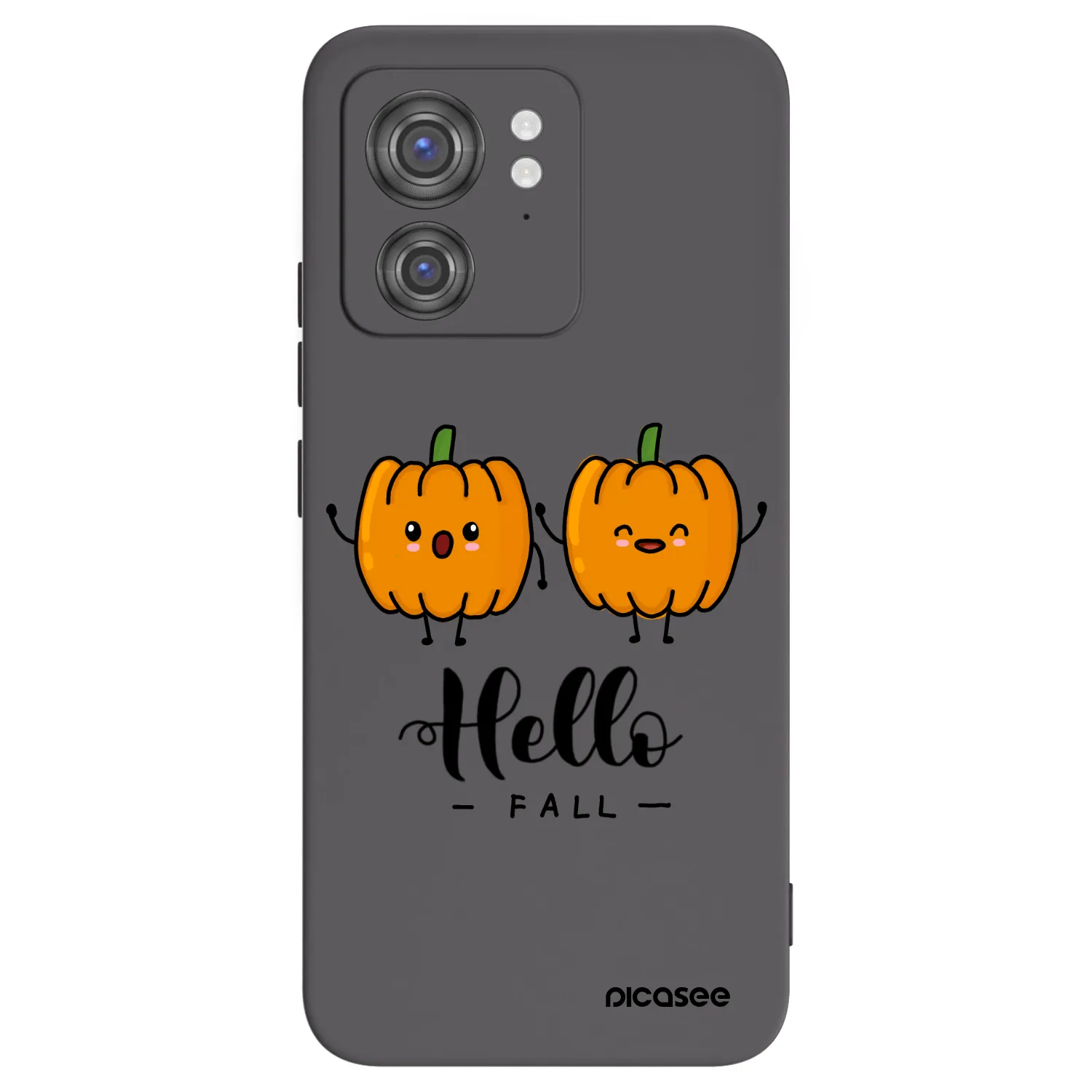 Picasee Motorola Edge 40 Hülle - Schwarzes Silikon - Hallo Fall