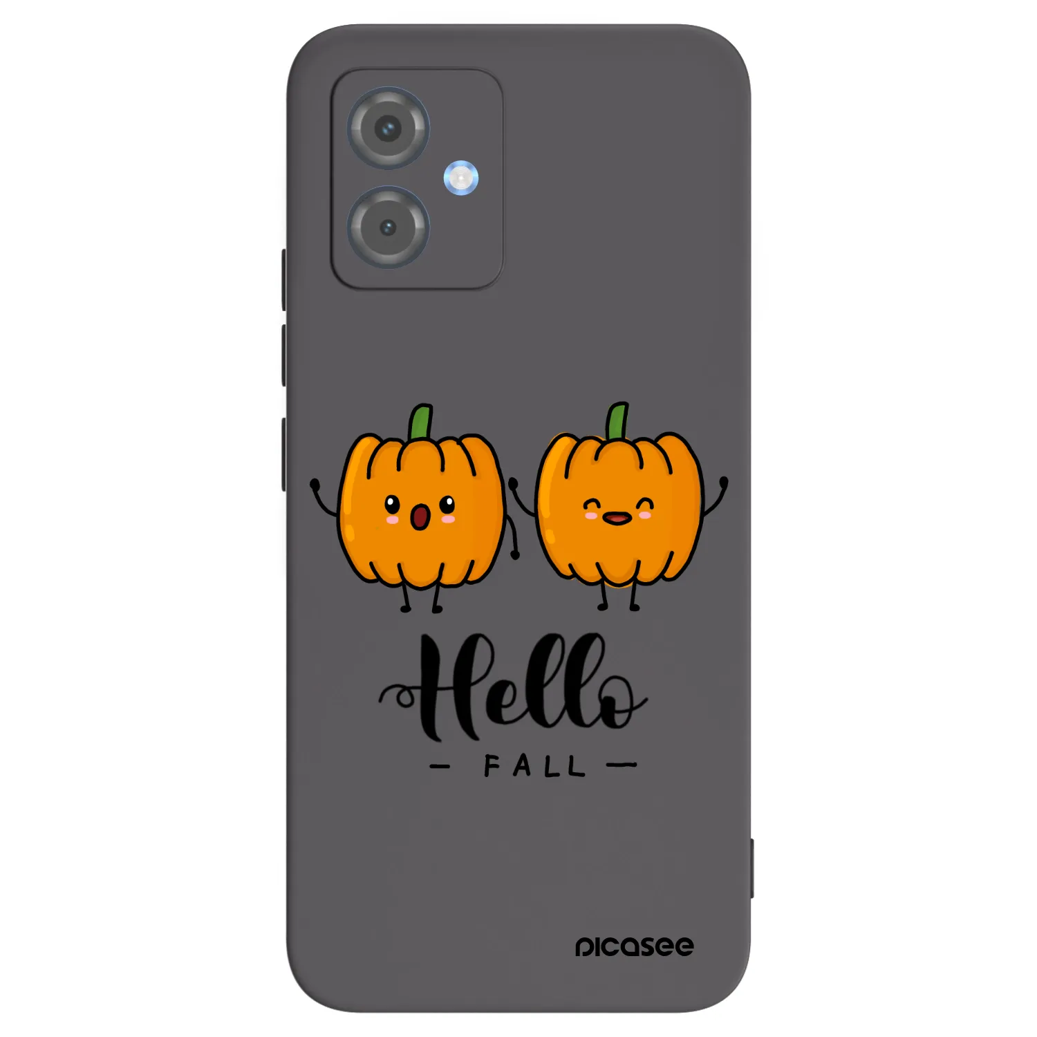 Picasee Motorola Moto G14 Hülle - Schwarzes Silikon - Hallo Fall