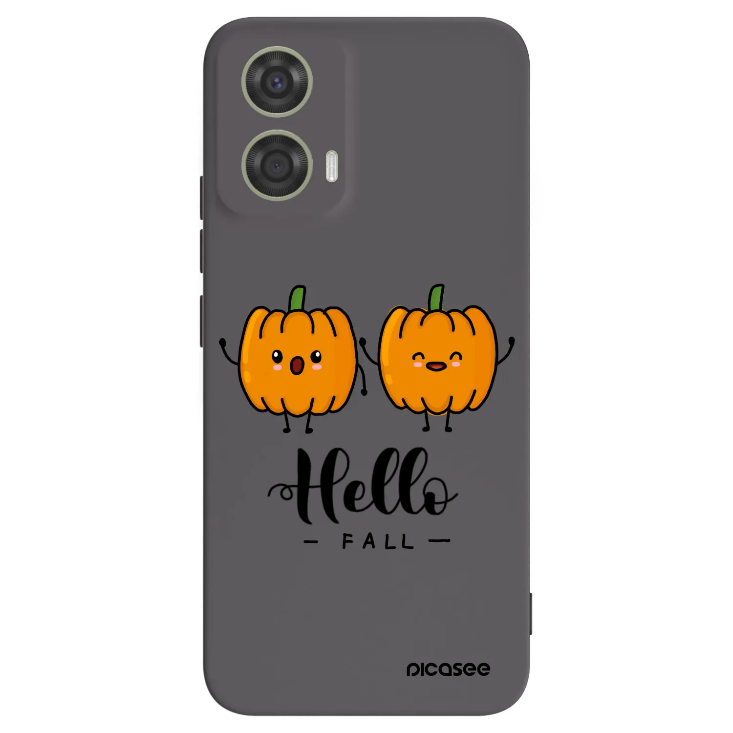 Picasee Motorola Moto G24 Hülle - Schwarzes Silikon - Hallo Fall