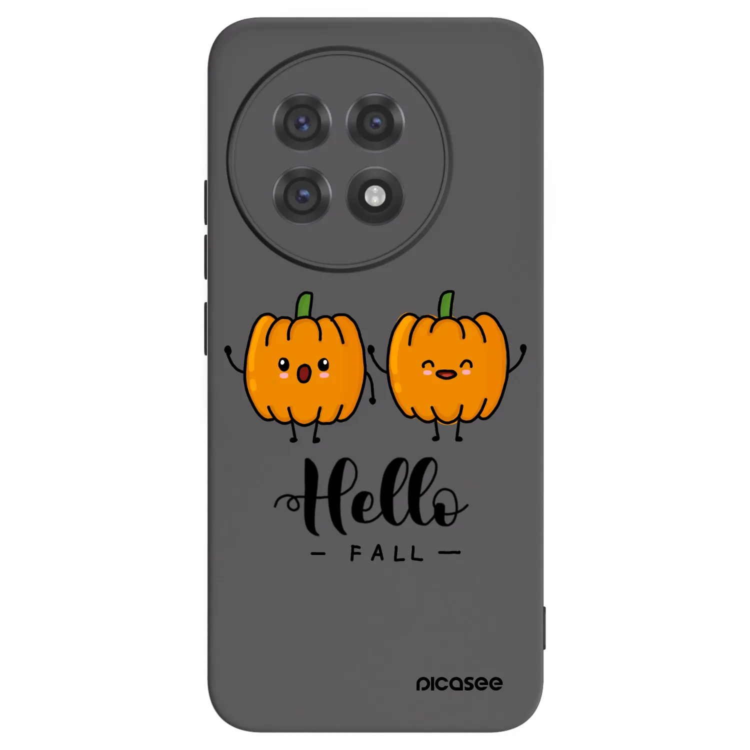 Picasee OnePlus 13R 5G Hülle - Schwarzes Silikon - Hallo Fall