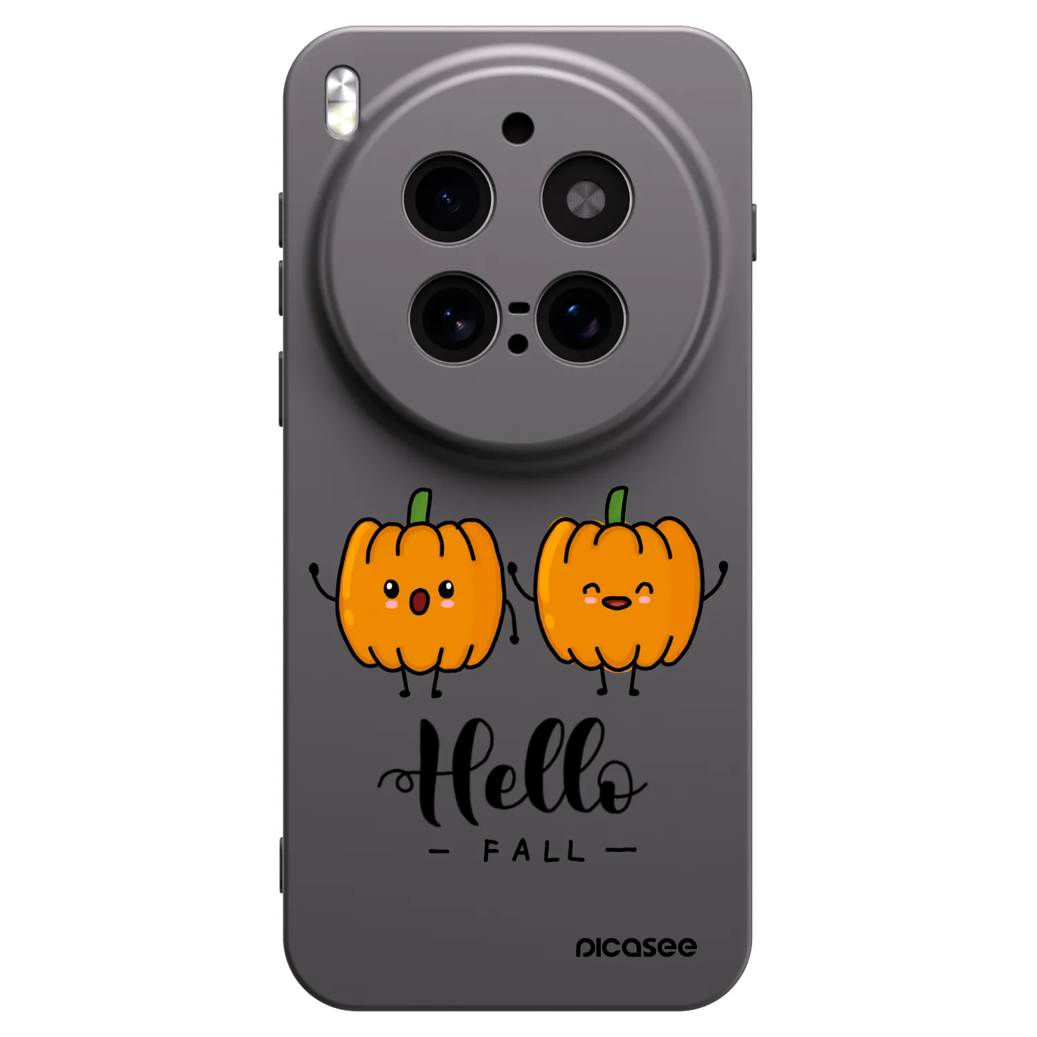 Picasee Vivo X300 Pro Hülle - Schwarzes Silikon - Hallo Fall