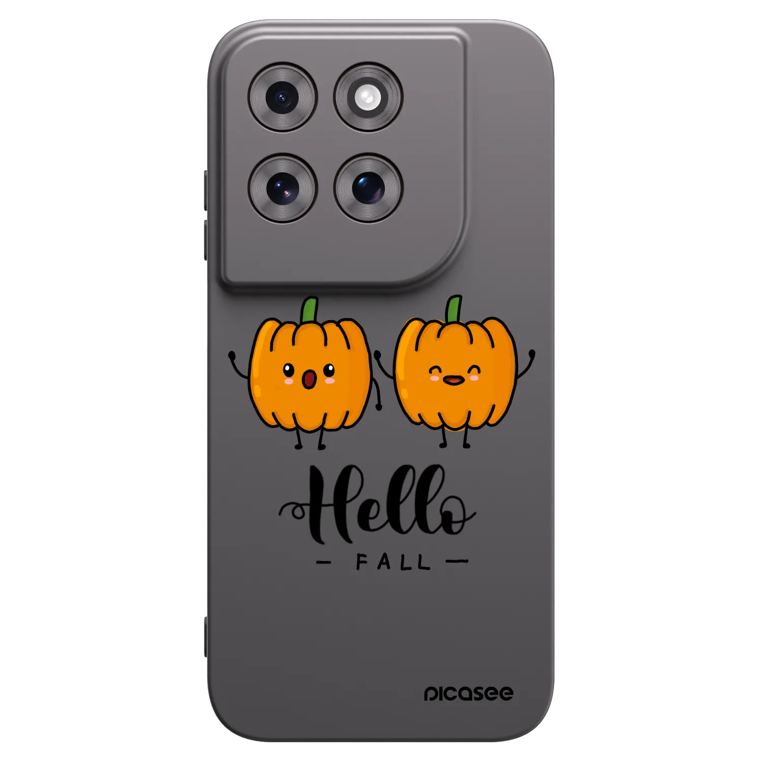 Picasee Motorola Moto G77 Hülle - Schwarzes Silikon - Hallo Fall