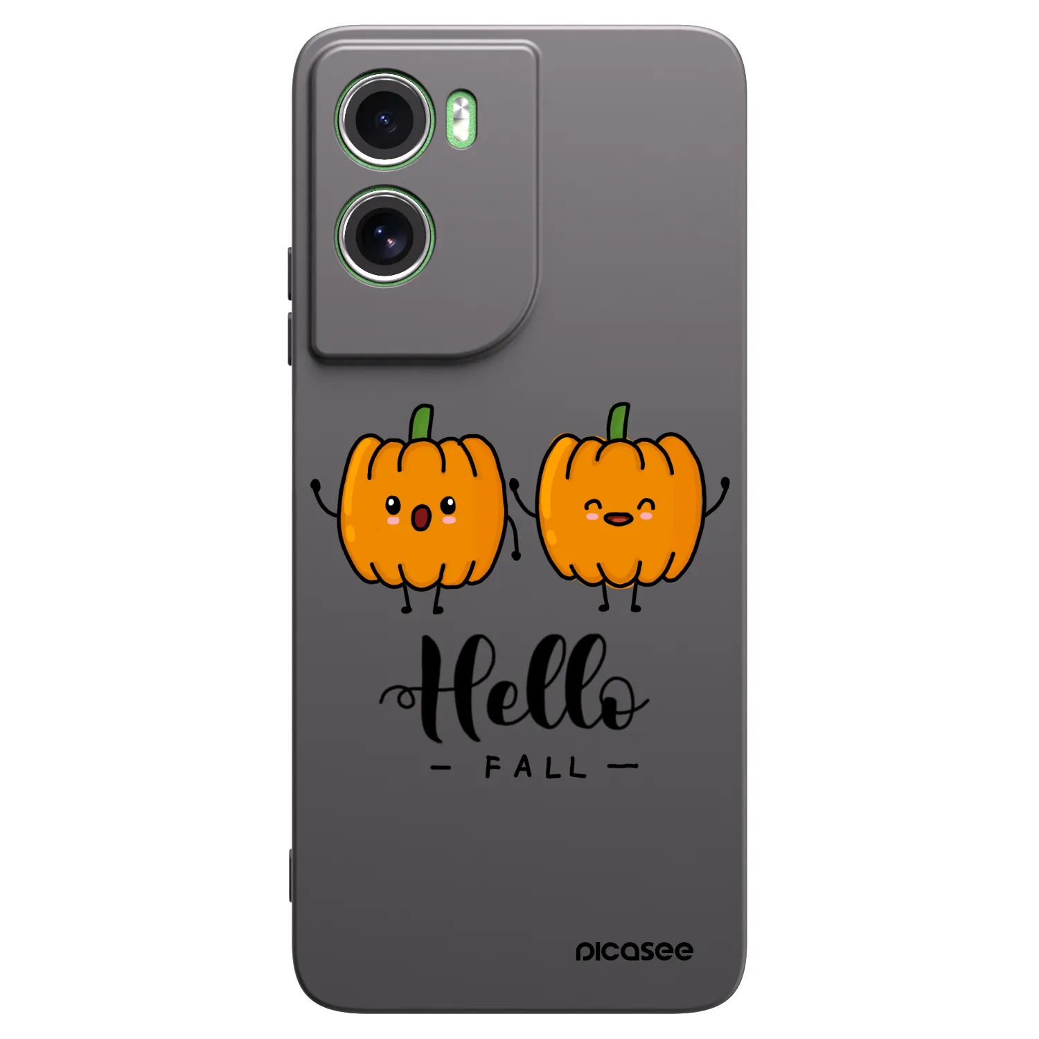 Picasee Motorola Moto G06 Hülle - Schwarzes Silikon - Hallo Fall