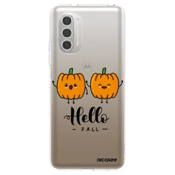Picasee Motorola Moto G51 Hülle - Transparentes Silikon - Hallo Fall