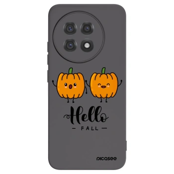 Picasee OnePlus 13R 5G Hülle - Schwarzes Silikon - Hallo Fall
