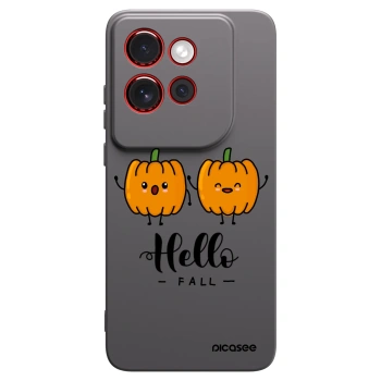 Picasee Motorola Edge 60 Neo 5G Hülle - Schwarzes Silikon - Hallo Fall