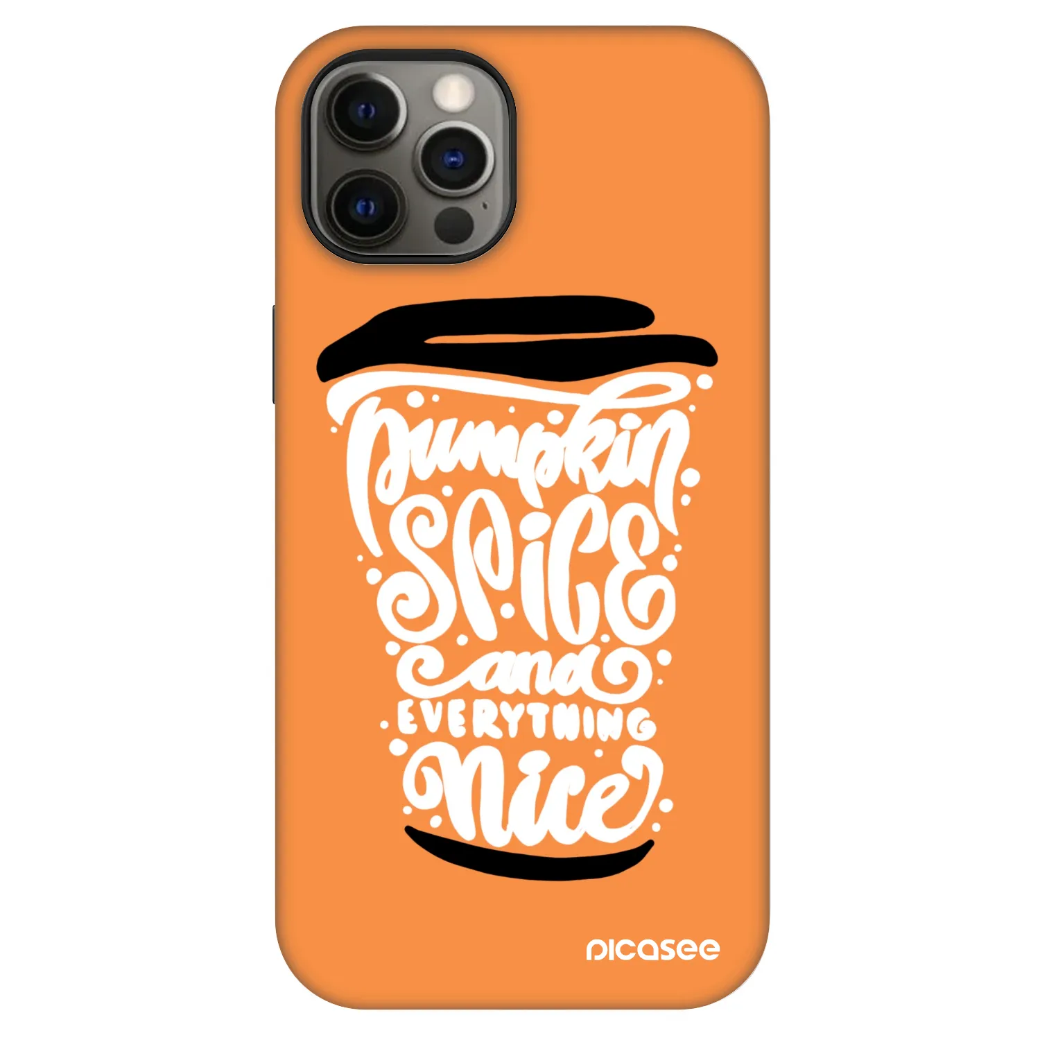 Picasee Fashion Case MagSafe für Apple iPhone 12 Pro - Pumpkin coffee