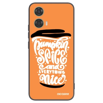 Hülle für Motorola Moto G24 - Pumpkin coffee